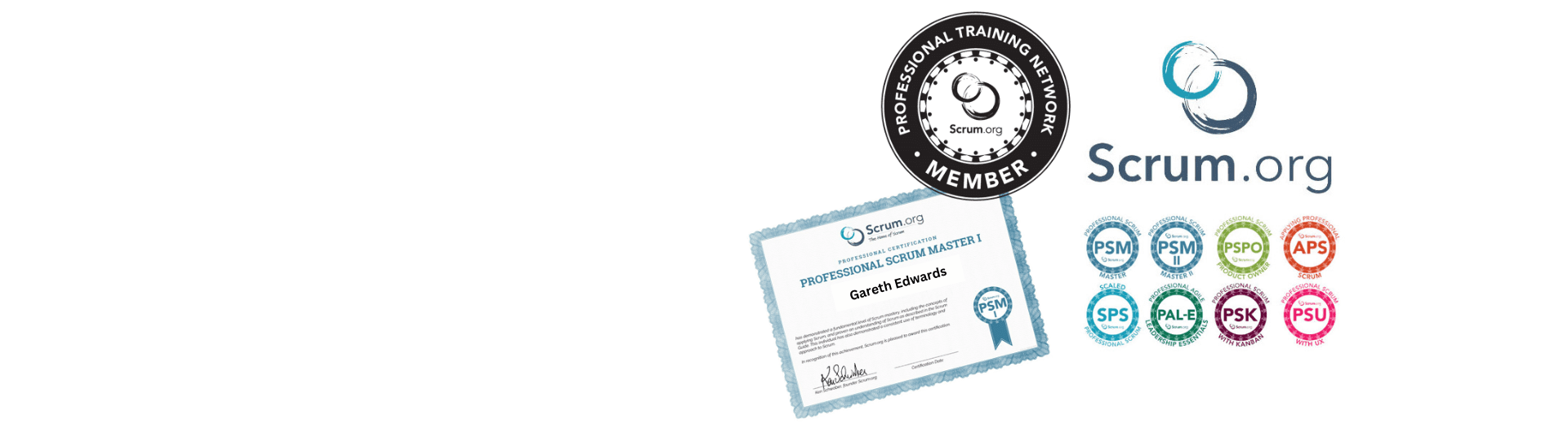 Formation accréditée par Scrum.org.